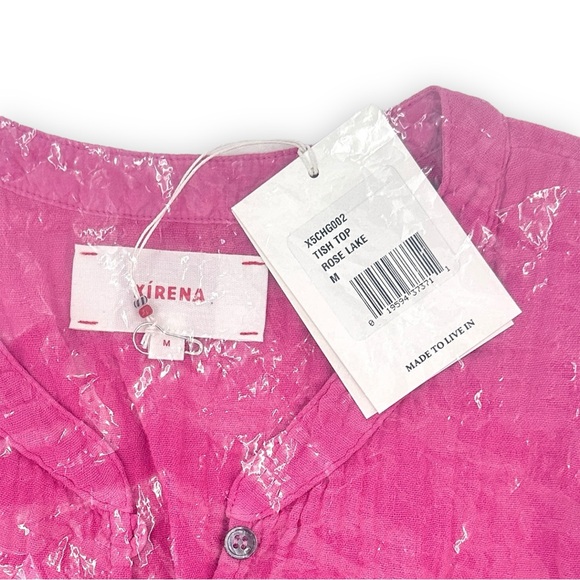 NWT Xirena Tish Top in Rose Lake - Pink Sleeveless Cotton Gauge Top sz M - Picture 5 of 7